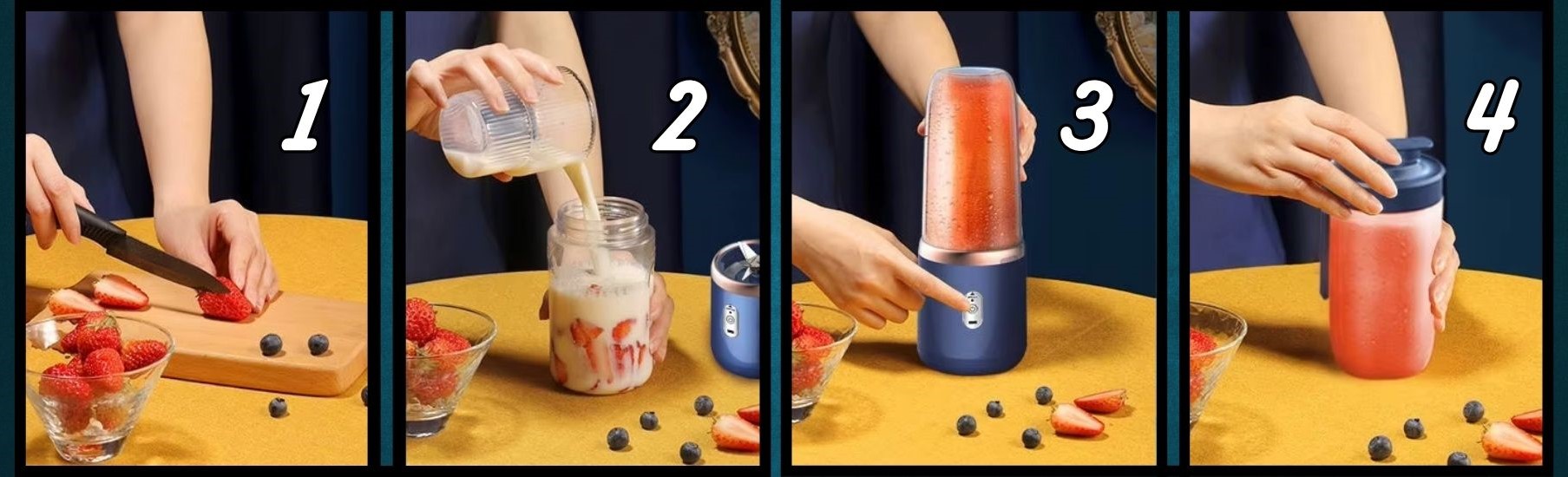 blender-przenosny-bezprzewodowy-usb-400ml-kubek-na-wynos-smoothie-shake-kroki